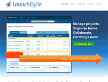 Tablet Screenshot of launchcycle.com